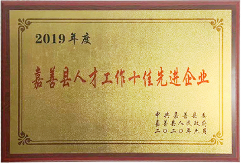 2019年嘉善県人材業トップ10先進企業